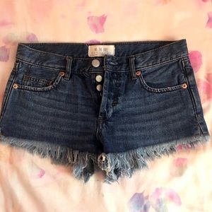 Free People Jean Shorts